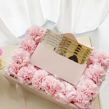 이플린 어버이날 카네이션 용돈박스 + 용돈봉투(선물상자), 핑크