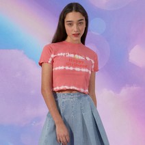 로라로라 여성용 TIE-DYE CROP T-SHIRT TS-21326