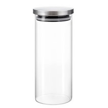 차이나다 스테인리스 원형 밀폐용기 1500ml, 1개, 단품