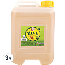오뚜기 양조식초, 3개, 15L