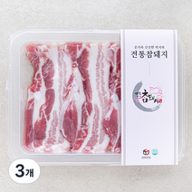 전통참돼지 한돈 삼겹살 구이용 (냉장), 400g, 3개