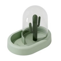 햄스터 선인장 급수 급식기, 그린, 1개