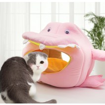 우프우프 반려동물 악어터널하우스, 핑크