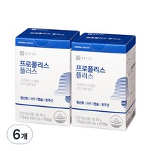 종근당건강 와일드비 프로폴리스 플러스, 60정, 6개