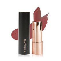 나틴다 아트인블랙 립스틱 3.5g, 10 다크 인 러브, 1개