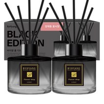 바이향 블랙에디션 홈 디퓨저 120ml x 2p, 양재동 꽃시장, 2개