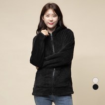 캐럿 여성용 후드 플리스 자켓