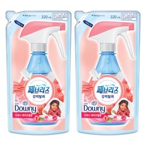 페브리즈 섬유탈취제 다우니 에이프릴향 리필, 320ml, 2개
