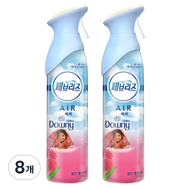 페브리즈 에어 공기탈취제 다우니향, 275g, 8개