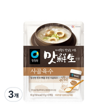 청정원 맛선생 사골육수 농축, 60g, 3개