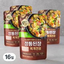 풀무원 정통 된장찌개, 130g, 16입