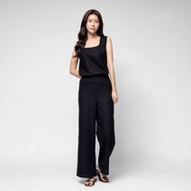 캐럿 여성용 여름용 스퀘어넥 투피스 세트