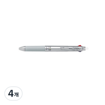 파이롯트 프릭션볼 2색 볼펜 0.5mm, 실버, 4개