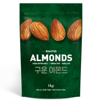 [쿠팡수입] 구운 아몬드, 1kg, 1개