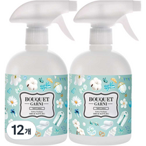 부케가르니 섬유탈취제 소프트코튼 본품, 500ml, 12개