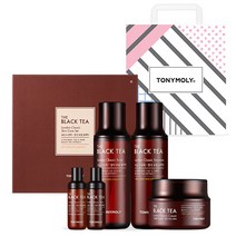 토니모리 더블랙티 스킨케어 3종 세트 토너 150ml + 20ml + 에멀전 150ml + 20ml + 크림 50ml, 1세트