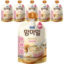 맘마밀 안심 이유식, 가리비와 두부참치, 100g, 6개