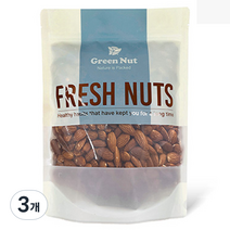 그린너트 프레시너츠 구운 아몬드, 700g, 3개