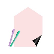 루미레브 붙이는 유아 자석 칠판 벽지용 + 아모스 파스넷 색연필 2p, 칠판(아이싱핑크), 색연필(랜덤발송)