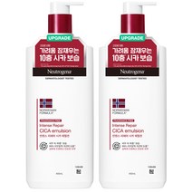 뉴트로지나 인텐스 리페어 시카 에멀젼 바디로션 대용량, 2개, 450ml
