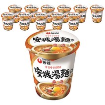 농심 안성탕면 소컵 66g, 12개