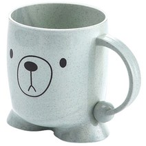 더자카 애니멀블라블라 양치컵, 그린, 1개