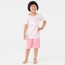 롤리트리 아동용 순면 꽃 5부 내의 상하의세트