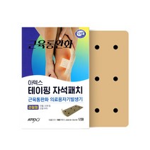아텍스 테이핑 자석패치 관절형, 12개입, 1개