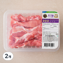 포크빌포도먹은돼지 등심꽃살 구이용 (냉장), 1kg, 2개