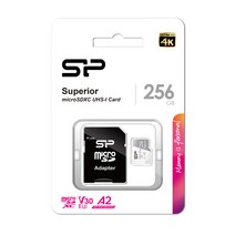 [giusti30] 실리콘파워 micro SDXC Class10 Superior UHS-I 4K U3 A2 V30, 256GB