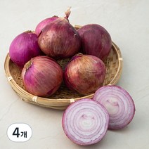 국내산 자색양파, 3kg, 4개