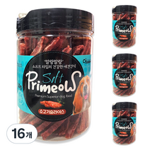 프리미요 소프트 강아지 슬라이스 통건조간식 200g, 소고기맛, 16개