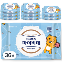 뉴 크리넥스 마이비데 클린케어 카카오 캡형, 40매, 36팩