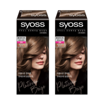 사이오스 프로페셔널 헤어컬러 새치커버, 2N 플래티넘베이지, 2개