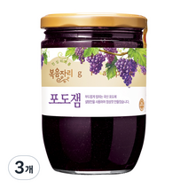 [복음자리] 과일잼(포도잼), 620g, 3개