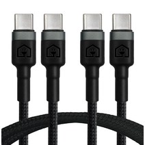 홈플래닛 C타입 C to C PD 60W 고속충전케이블, 2m, 블랙, 2개