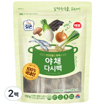 해표 야채 다시팩 10p, 150g, 2팩