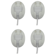 제이로 전기 코드 케이블 플러그 정리 접착식 홀더, 4개, 화이트