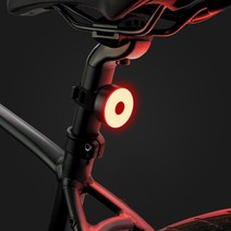 PGR 자전거 LED 후미등 후레쉬 라이트 깜빡이 레이저 센서 건전지 포함 세트, LED 후미등+건전지