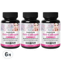 뉴트리디데이 프리미엄 피쉬 콜라겐 타블렛, 90정, 45g, 6개