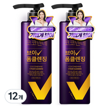 무로 코코넨네 브이 대용량 마사지 폼클렌징, 12개, 510ml