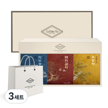 라돌체비타 프리미엄 전통차 3종 선물세트 + 쇼핑백, 작두콩차 + 돼지감자차 + 우엉차, 3세트