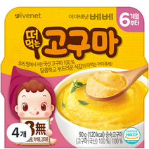 아이배냇 유아용 베베 떠먹는고구마 퓨레 90g, 4개, 고구마맛