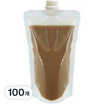 생활을그리다 음료 투명 스파우트 파우치 13 x 20 cm 400ml, 100개