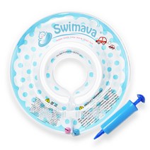 스위마바 베이비링 목튜브 클래식, 블루, 1세트