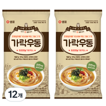 샘표 가락우동, 103g, 12개