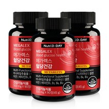 뉴트리디데이 메가렉스 혈당건강 영양제, 3개, 45g