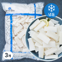 The더착한 오징어 슬라이스 (냉동), 1kg, 3개