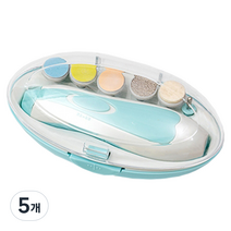 레드빈 신생아 네일 트리머, 블루, 5개