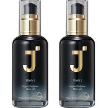 제이숲 블랙제이 아르간 퍼퓸 헤어 오일, 2개, 80ml